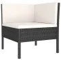 Garden furniture set 6 pieces and black synthetic rattan cushions by vidaXL, Garden sets - Ref: Foro24-3056962, Price: 461,43...