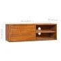Wandmöbel aus massivem Teakholz 180x30x30 cm von vidaXL, TV-Möbel - Ref: Foro24-3057505, Preis: 179,24 €, Rabatt: %