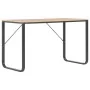 Oak and black computer desk 120x60x73 cm by vidaXL, Desks - Ref: Foro24-20252, Price: 120,98 €, Discount: %