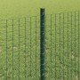 Reja con postes Verde 0.8 x 50 m Acero