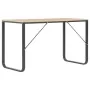 Oak and black computer desk 120x60x73 cm by vidaXL, Desks - Ref: Foro24-20252, Price: 120,98 €, Discount: %