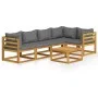 Gartenmöbel 6 Stück Kissen aus massivem Akazienholz von vidaXL, Gartensets - Ref: Foro24-3057625, Preis: 566,35 €, Rabatt: %