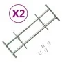 Adjustable window security bars 2 pcs 1000-1500 mm by vidaXL, Windows - Ref: Foro24-3057509, Price: 80,59 €, Discount: %