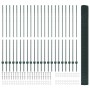Reja con postes Verde 1.5 x 50 m Acero