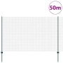 Reja con postes Verde 1.5 x 50 m Acero