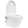 Wand-WC ohne Kanten versteckter Keramik-Spülkasten weiß von vidaXL, Badezimmer - Ref: Foro24-3055348, Preis: 371,41 €, Rabatt: %