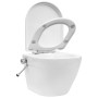 Wand-WC ohne Kanten versteckter Keramik-Spülkasten weiß von vidaXL, Badezimmer - Ref: Foro24-3055348, Preis: 371,41 €, Rabatt: %