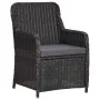 Garten-Essgruppe 9-teilig aus schwarzem synthetischem Rattan von vidaXL, Gartensets - Ref: Foro24-3057810, Preis: 1,00 €, Rab...