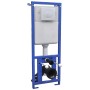 Wand-WC ohne Kanten versteckter Keramik-Spülkasten weiß von vidaXL, Badezimmer - Ref: Foro24-3055348, Preis: 371,41 €, Rabatt: %