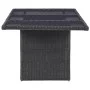 idaXL 9-piece black synthetic rattan garden dining set by vidaXL, Garden sets - Ref: Foro24-3057809, Price: 1,00 €, Discount: %