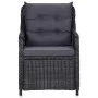 idaXL 9-piece black synthetic rattan garden dining set by vidaXL, Garden sets - Ref: Foro24-3057809, Price: 1,00 €, Discount: %