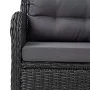 idaXL 9-piece black synthetic rattan garden dining set by vidaXL, Garden sets - Ref: Foro24-3057809, Price: 1,00 €, Discount: %