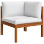 4-seater garden sofa with solid acacia wood cushion by vidaXL, Garden sets - Ref: Foro24-3057884, Price: 446,45 €, Discount: %