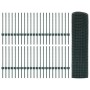 Reja con postes Verde 0.5 x 100 m Acero