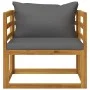 7-piece garden furniture set with cushions, made of solid acacia wood. by vidaXL, Garden sets - Ref: Foro24-3057629, Price: 6...