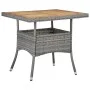 Gartenmöbel 5 Stück graues synthetisches Rattan und Akazie von vidaXL, Gartensets - Ref: Foro24-3058323, Preis: 376,41 €, Rab...
