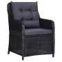 Garten-Essgruppe 11-teilig aus schwarzem synthetischem Rattan von vidaXL, Gartensets - Ref: Foro24-3057807, Preis: 2,00 €, Ra...