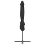 Grau-anthrazitfarbener Gartenschirm mit tragbarer Basis von vidaXL, Sonnenschirme - Ref: Foro24-276337, Preis: 177,07 €, Raba...