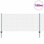 Reja con postes Verde 1 x 100 m Acero