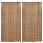 Estor enrollable de bambú 2 unidades marrón 80x160 cm de vidaXL, Persianas y estores - Ref: Foro24-3057518, Precio: 37,85 €, ...