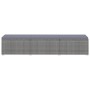 Garden loungers and table 3 pieces gray synthetic rattan by vidaXL, Loungers - Ref: Foro24-3057665, Price: 366,68 €, Discount: %