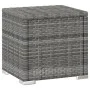 Garden loungers and table 3 pieces gray synthetic rattan by vidaXL, Loungers - Ref: Foro24-3057665, Price: 362,21 €, Discount: %