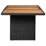 Garten-Essgruppe 9-teilig aus schwarzem synthetischem Rattan von vidaXL, Gartensets - Ref: Foro24-3057806, Preis: 1,00 €, Rab...