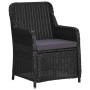Garden dining set 9 pieces black synthetic rattan by vidaXL, Garden sets - Ref: Foro24-3057806, Price: 1,00 €, Discount: %