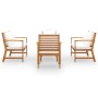 Gartenmöbel 5 Stück Kissen massives Akazienholz von vidaXL, Gartensets - Ref: Foro24-3057786, Preis: 577,48 €, Rabatt: %
