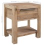 Bedside tables with drawers solid acacia wood 40x30x48 cm by vidaXL, Nightstands - Ref: Foro24-3057529, Price: 126,82 €, Disc...