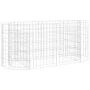 Galvanized iron gabion bed 120x50x50 cm by vidaXL, Pots and planters - Ref: Foro24-152024, Price: 59,02 €, Discount: %