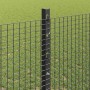 Reja con postes Gris 1.2 x 10 m Acero