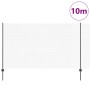 Reja con postes Gris 1.4 x 10 m Acero