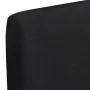Funda para silla elástica recta 6 unidades negra de vidaXL, Fundas - Ref: Foro24-130378, Precio: 26,37 €, Descuento: %