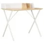 Weißer und natürlicher Schreibtisch 80x50x84 cm von vidaXL, Schreibtische - Ref: Foro24-20273, Preis: 67,57 €, Rabatt: %