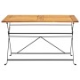 Faltbarer Gartentisch aus massivem Akazienholz, 7-teilig. von vidaXL, Gartensets - Ref: Foro24-3058156, Preis: 372,97 €, Raba...