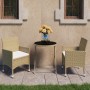 Garten-Bistro-Set 3-teilig PE-Rattan beige gehärtetes Glas von vidaXL, Gartensets - Ref: Foro24-3058380, Preis: 197,81 €, Rab...