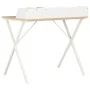 Weißer und natürlicher Schreibtisch 80x50x84 cm von vidaXL, Schreibtische - Ref: Foro24-20273, Preis: 67,57 €, Rabatt: %