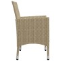 Garten-Bistro-Set 3-teilig PE-Rattan beige gehärtetes Glas von vidaXL, Gartensets - Ref: Foro24-3058380, Preis: 197,81 €, Rab...