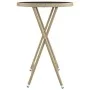 Garden bistro set 3 pieces PE rattan beige tempered glass by vidaXL, Garden sets - Ref: Foro24-3058380, Price: 197,22 €, Disc...