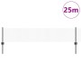 Reja con postes Gris 0.4 x 25 m Acero