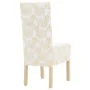 Stretch chair covers 6 units straight white and gold by vidaXL, Covers - Ref: Foro24-133574, Price: 43,40 €, Discount: %