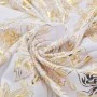 Stretch-Stuhlbezüge, 6 Einheiten, gerade, weiß und goldfarben von vidaXL, Abdeckungen - Ref: Foro24-133574, Preis: 43,40 €, R...