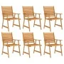 Juego de comedor para jardín 7 piezas madera maciza de acacia de vidaXL, Conjuntos de jardín - Ref: Foro24-3057845, Precio: 5...