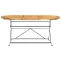 Comedor de jardín plegable 7 piezas de madera maciza de acacia de vidaXL, Conjuntos de jardín - Ref: Foro24-3058157, Precio: ...