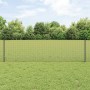 Reja con postes Gris 0.6 x 25 m Acero