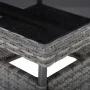 Garden furniture 5 pieces synthetic rattan and gray glass by vidaXL, Garden sets - Ref: Foro24-3058524, Price: 716,74 €, Disc...