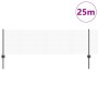 Reja con postes Gris 0.6 x 25 m Acero
