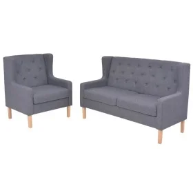 2-piece gray fabric sofa set by vidaXL, Sofas - Ref: Foro24-274932, Price: 500,56 €, Discount: %