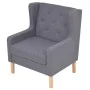 2-piece gray fabric sofa set by vidaXL, Sofas - Ref: Foro24-274932, Price: 500,56 €, Discount: %